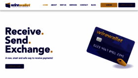 What Wire-wallet.com website looked like in 2020 (4 years ago)