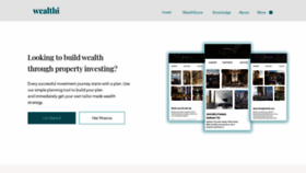 What Wealthi.com.au website looked like in 2020 (4 years ago)