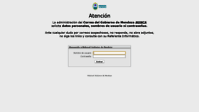What Webmail.mendoza.gov.ar website looked like in 2020 (4 years ago)