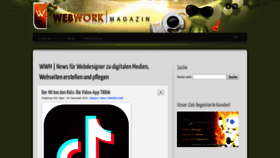 What Webwork-magazin.net website looked like in 2020 (4 years ago)