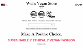 What Wills-vegan-shoes.com website looked like in 2020 (4 years ago)