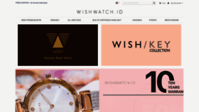 What Wishwatch.id website looked like in 2020 (4 years ago)