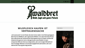 What Waldbret.de website looked like in 2020 (4 years ago)