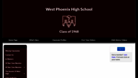 What Westphoenix68.com website looked like in 2020 (4 years ago)