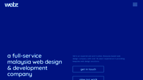 What Webz.com.my website looked like in 2020 (4 years ago)