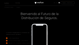 What Wefox.es website looked like in 2020 (4 years ago)