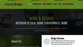 What Wineanddesign.net website looked like in 2020 (4 years ago)