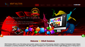 What Wsoftsolutions.com website looked like in 2020 (4 years ago)