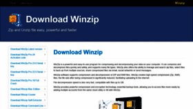 What Winzipdownload.net website looked like in 2020 (4 years ago)