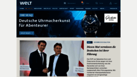 What Welt.de website looked like in 2020 (5 years ago)