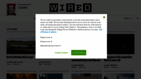 What Wired.co.uk website looked like in 2020 (4 years ago)