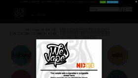 What We-vape.nl website looked like in 2020 (4 years ago)