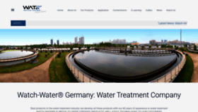 What Watchwater.com website looked like in 2020 (4 years ago)
