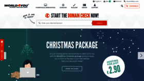 What World4you.com website looked like in 2020 (5 years ago)
