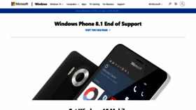 What Windowsphone.com website looked like in 2020 (4 years ago)
