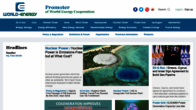 What World-energy.org website looked like in 2020 (6 years ago)