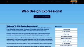 What Webdesignexpressions.net website looked like in 2020 (4 years ago)