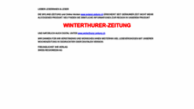 What Wyland-zeitung.ch website looked like in 2020 (4 years ago)
