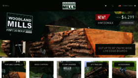 What Woodlandmills.com website looked like in 2020 (4 years ago)