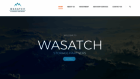 What Wasatchstoragepartners.com website looked like in 2020 (4 years ago)