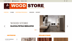What Woodstore.rs website looked like in 2020 (4 years ago)