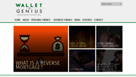 What Walletgenius.com website looked like in 2020 (4 years ago)