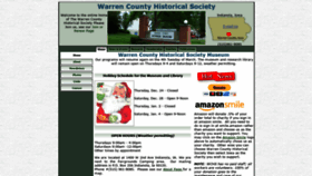 What Warrencountyhistory.org website looked like in 2020 (4 years ago)