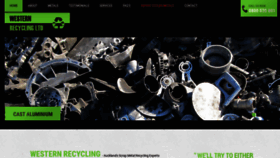 What Westernrecycling.co.nz website looked like in 2020 (4 years ago)