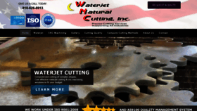 What Waterjetnaturalcutting.com website looked like in 2020 (4 years ago)