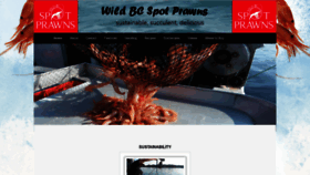 What Wildbcspotprawns.com website looked like in 2020 (4 years ago)