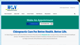 What Wellnessinstituteofnv.com website looked like in 2020 (4 years ago)