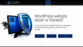 What Wordpress-antivirus.com website looked like in 2020 (4 years ago)
