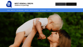 What Westkendallobgyn.com website looked like in 2020 (4 years ago)