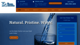 What Waterdoctorutah.com website looked like in 2020 (4 years ago)