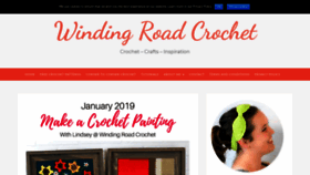 What Windingroadcrochet.com website looked like in 2020 (4 years ago)