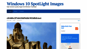 What Windows10spotlight.com website looked like in 2020 (4 years ago)