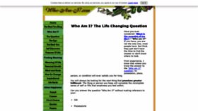 What Who-am-i-question.com website looked like in 2020 (4 years ago)