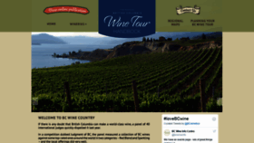 What Winetourhandbook.ca website looked like in 2020 (4 years ago)