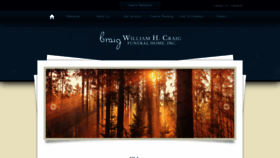 What Whcraigfuneralhome.com website looked like in 2020 (4 years ago)