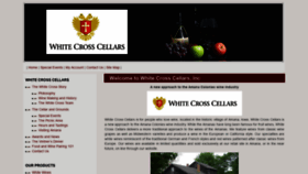 What Whitecrosscellars.com website looked like in 2020 (4 years ago)