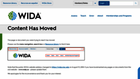 What Wida.us website looked like in 2020 (4 years ago)