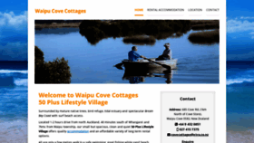 What Waipucovecottages.co.nz website looked like in 2020 (4 years ago)