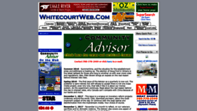 What Whitecourtweb.com website looked like in 2020 (4 years ago)