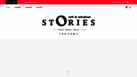 What Witandwisdomstories.com website looked like in 2020 (4 years ago)
