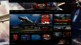 What Warthunder.com website looked like in 2020 (4 years ago)