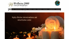 What Wellness2000online.com website looked like in 2020 (4 years ago)
