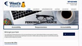 What Westinsurance.com website looked like in 2020 (4 years ago)