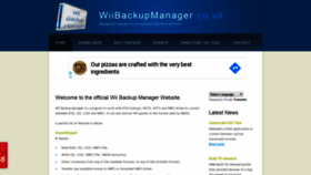 What Wiibackupmanager.co.uk website looked like in 2020 (4 years ago)