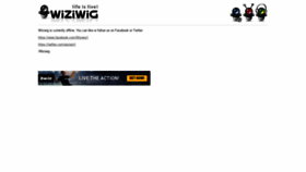 What Wiziwig.com website looked like in 2020 (4 years ago)