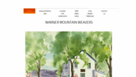 What Warnermtnweavers.com website looked like in 2020 (4 years ago)